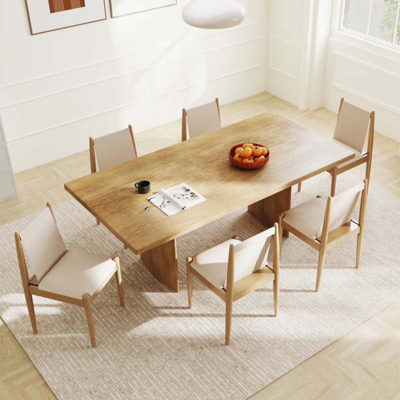 Charcoal Upholstered Dining Chairs with Tapered Black Legs