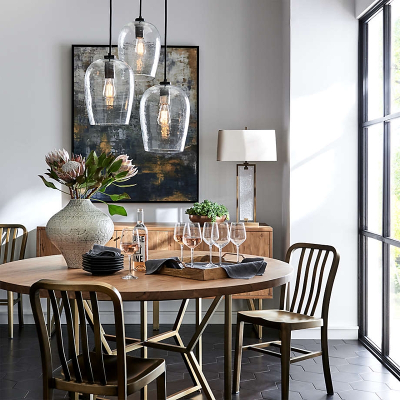 Dining Chair Brass Metal Frame White Upholstery Modern Glam Nook
