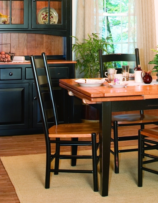 Dining Chair Classic Shaker Box Stretchers Espresso Finish