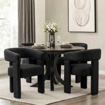Dining Chair Green Velvet Gold Legs Curved Silhouette Velvet Chair