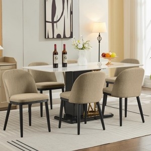 Dining Chair Horizontal Back Cutout with High Back