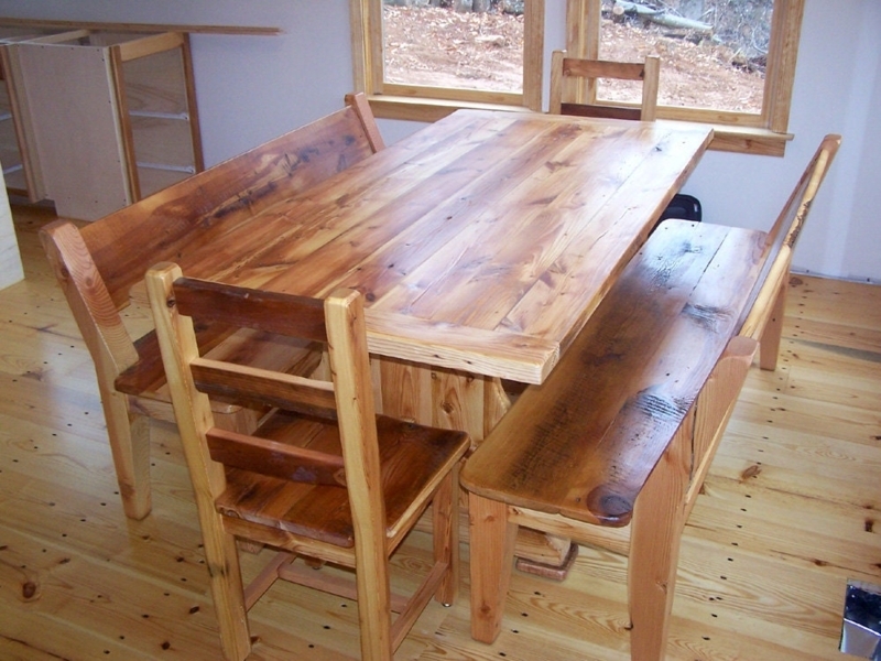 Dining Chair Pair Rustic Wooden Spindle Back Turned Legs (61 chars)
