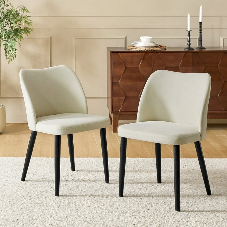 Dining Chair Scandinavian Wrap Around Wood Frame Curved Back