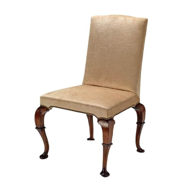 Dining Chair, Shell Motif, Fiddle Back, Queen Anne Style