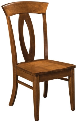 Dining Chair Slat Back H Stretcher Dark Wood Farmhouse Seating