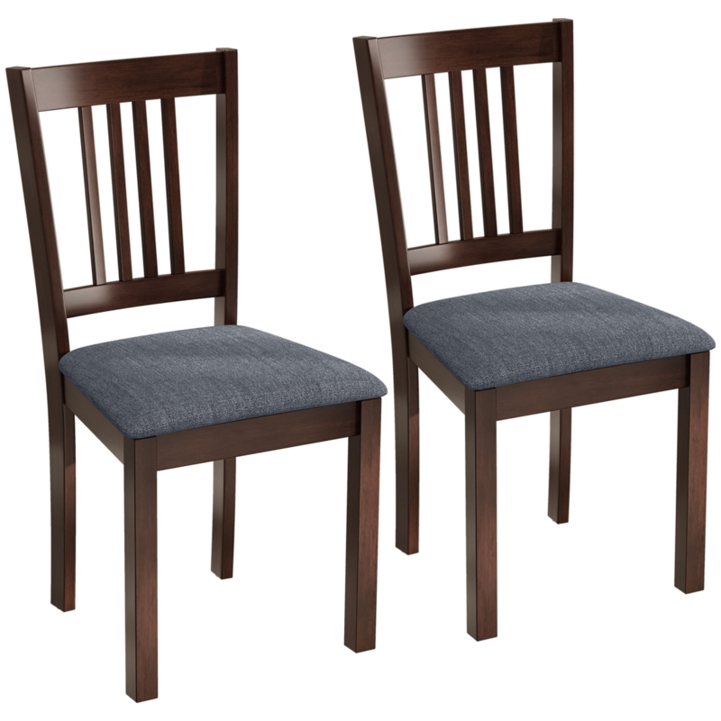 Dining Chair Wingback Button Tufted with Silver Nailhead Trim