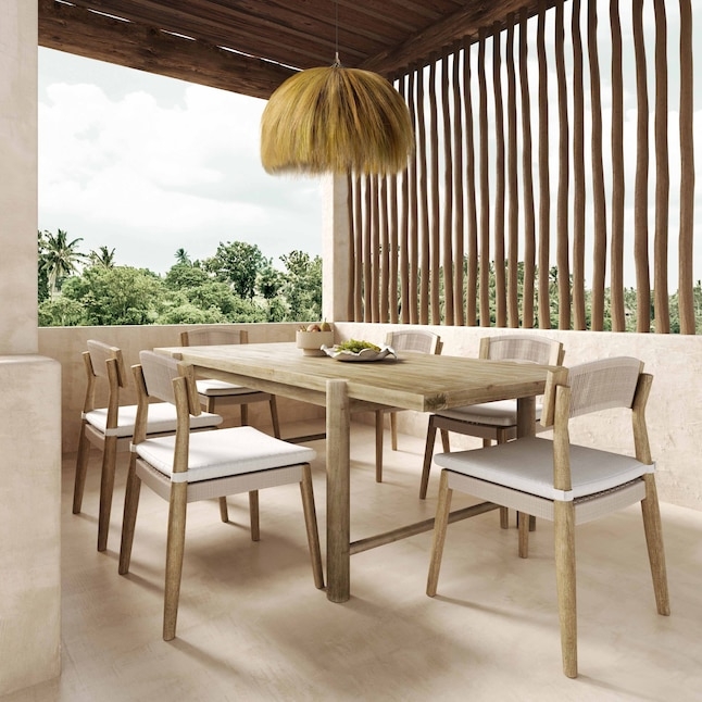 Dining Chairs Barrel Back Cream Upholstery Tapered Wood Legs Japandi