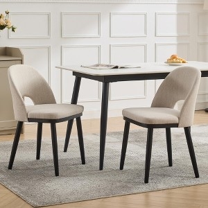 Dining Chairs, Charcoal Gray Bucket Seat Silhouette