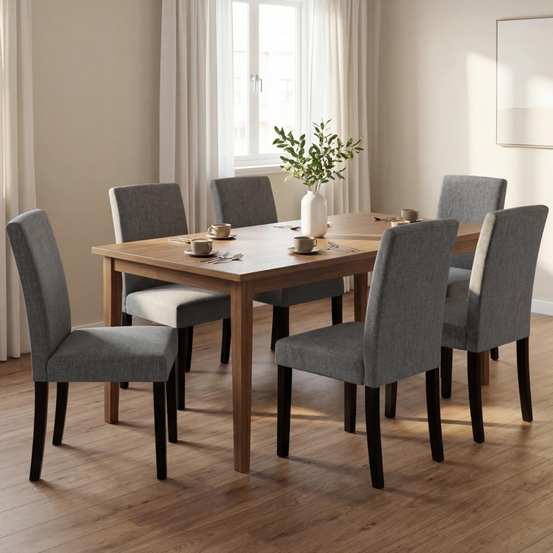 Dining Chairs High Back Dining Chair Set Tapered Espresso Legs