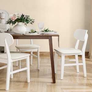 Dining Chairs Wood Frame Spindle Back Light Gray Upholstered Seat