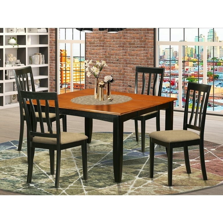 Dining Room Set Curved Back Upholstery Round Cappuccino Pedestal Base
