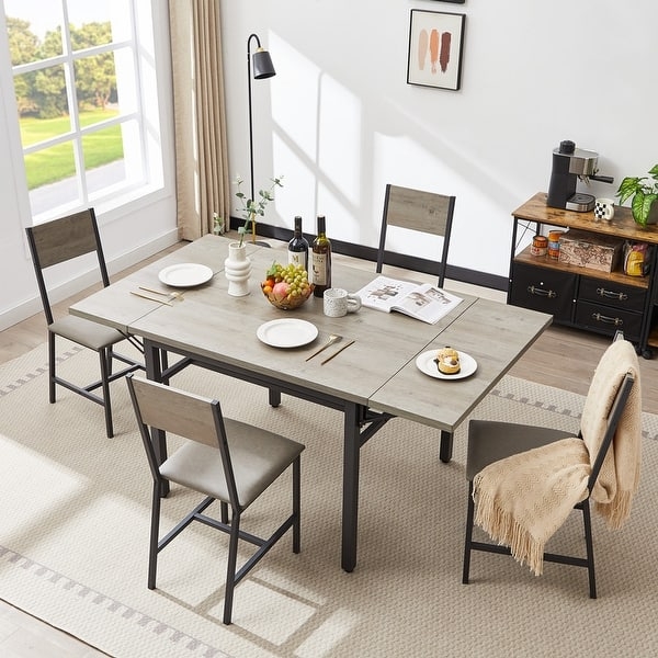 Dining Table Drop Leaf Locking Casters Folding Top Mobile Kitchen
