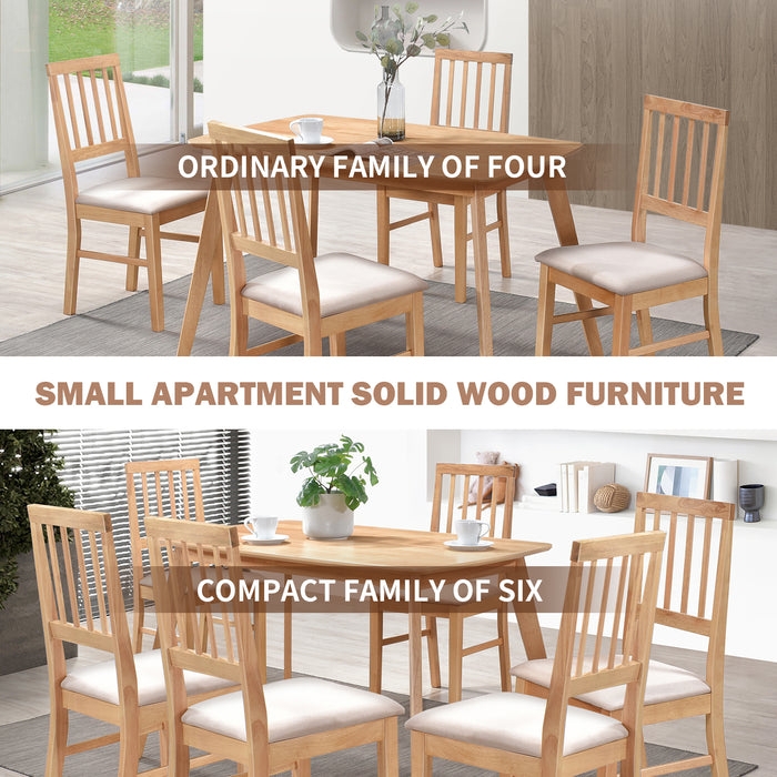 Dining Table Round White Top Cross Leg Base Natural Wood Minimalist