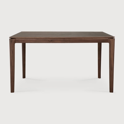 Dining Table Sculptural Joints Tapered Legs Minimalist Light Wood