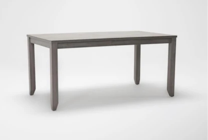 Dining Table Sturdy Rustic Substantial Block Legs Linear