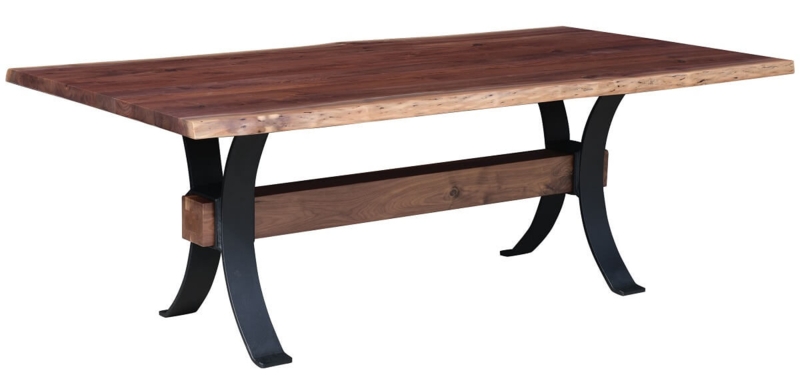 Dining Table Trestle Base with Matching Bench Seat