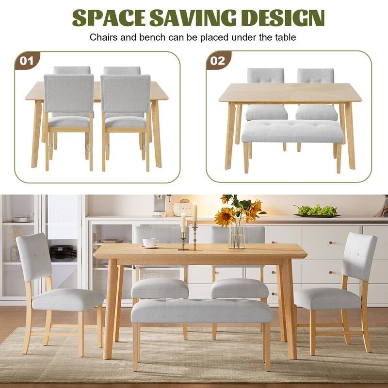 Dining Table X-Frame Legs Natural Wood Wash Trestle Base Airy