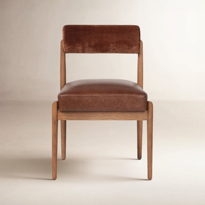 Fully Assembled Genuine Leather Kitchen & Dining Chairs You'll Love |  Wayfair
