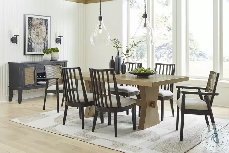 Galliden Black Dining Arm Chair