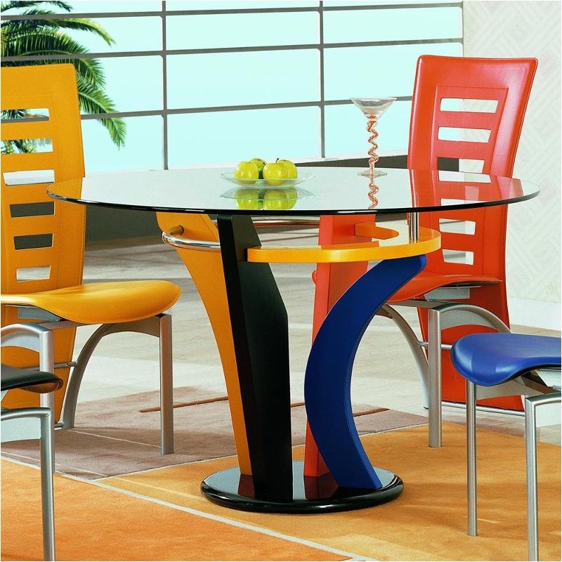 Glam Dining Set Geometric Gold Pedestal Base Stone Look Round Top