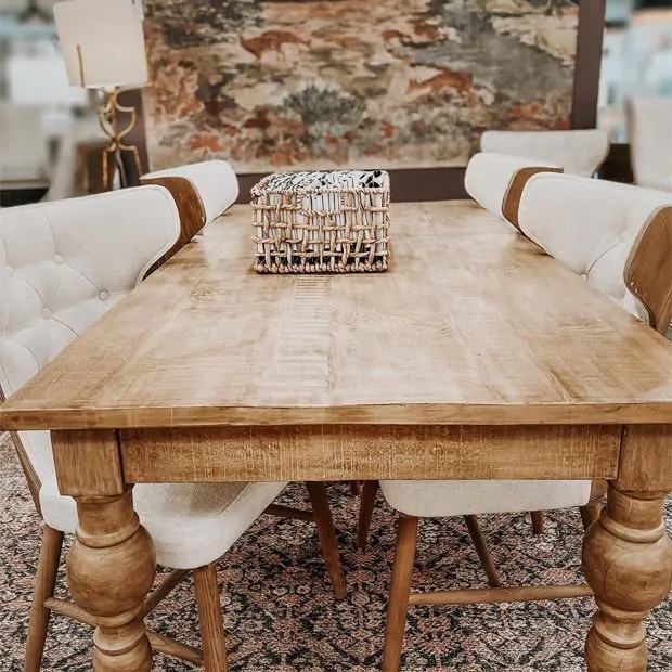 High Back Dining Chairs Wingback Cream Fabric Tapered Wood Legs