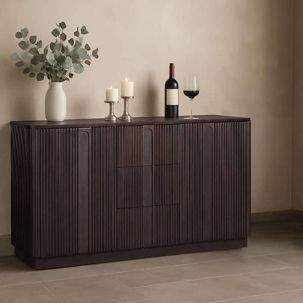 Modern Handleless Sideboard with Push-to-Open Doors