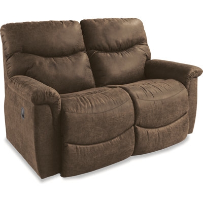 Reclining Loveseat Espresso Manual Console Cup Holders Theater