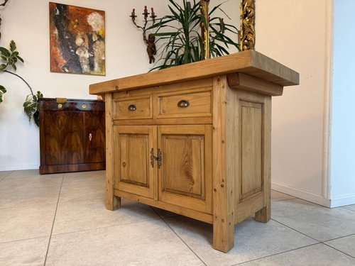 Rustic Farmhouse Buffet in Wood for sale at Pamono
