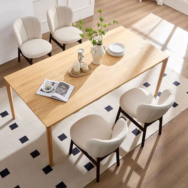 Scandinavian Style Armless Seating Ash Wooden Frame Grey Upholstery