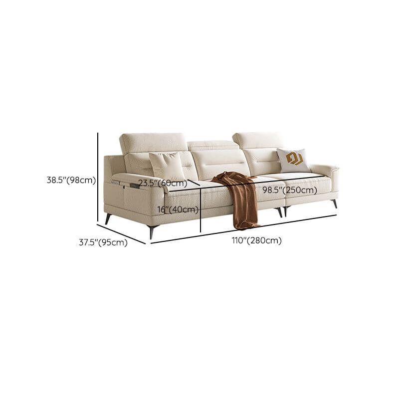 Sectional Sofa Wide Pillow Back Pillow Top Arms Contemporary