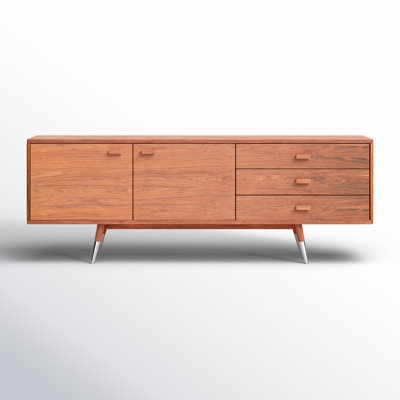 Sideboard Extra Wide Splayed Metal Legs, Mid-Century Modern Storage