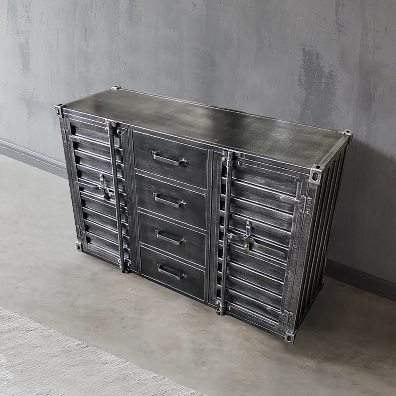 Sideboard Metal Industrial Cargo Container Sideboard
