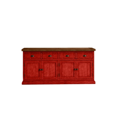 Sideboard Mid Century Modern Buffet Cabinet Reeded Door Texture