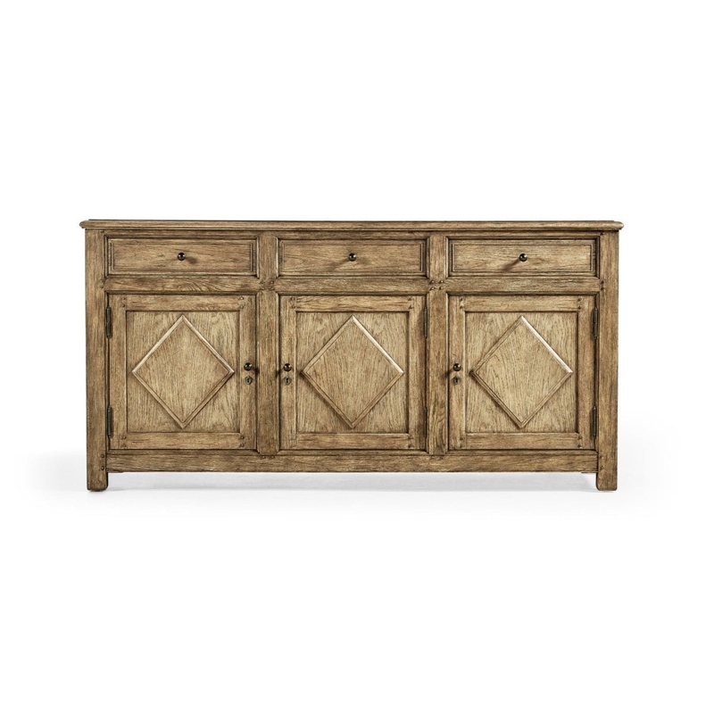 Sideboard Traditional French Provincial Cabriole Legs Ornate Hardware