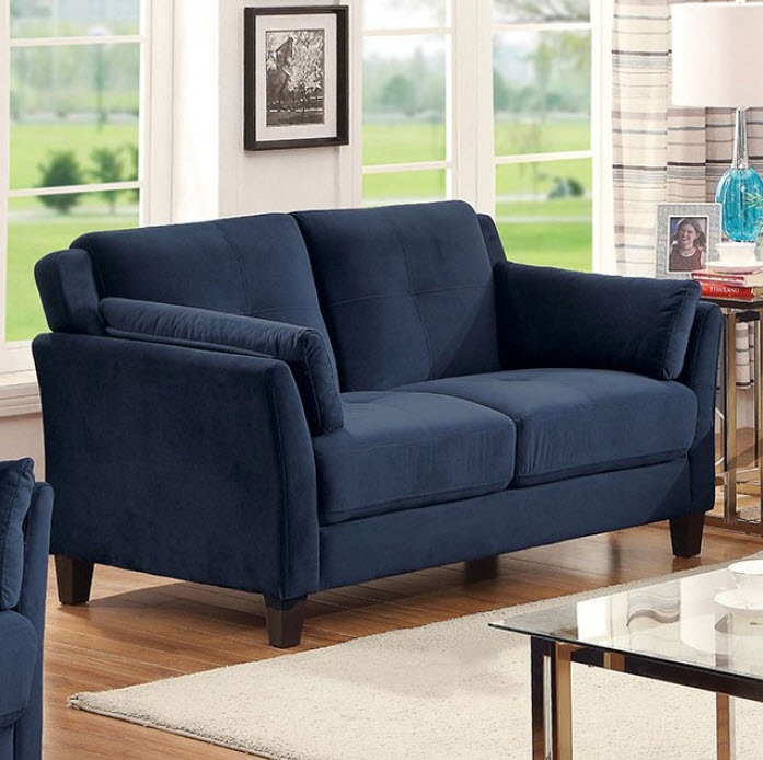 Traditional Carved Wood Loveseat with Arched Back, Cream Upholstered Sofa