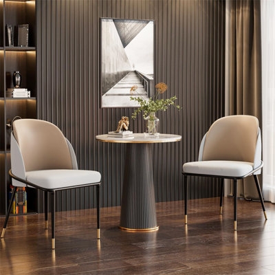 Traditional Dining Chair Louis XVI Style with Oval Backrest