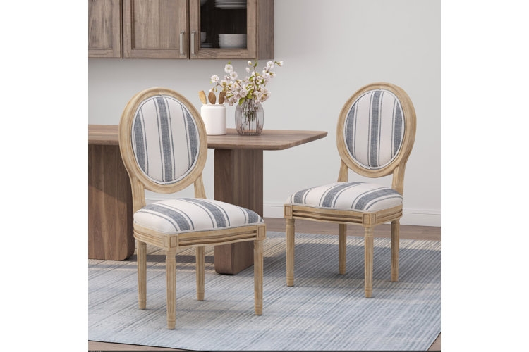 White Windsor Dining Chairs Spindle Back Country Style
