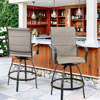 Bar Stool Sled Base Woven Mesh Seat Monochrome Black Industrial Set
