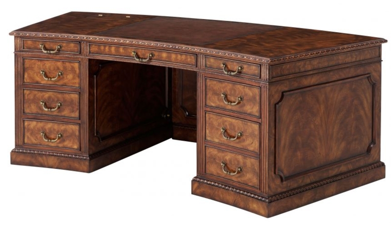 Curved Desk. Luxury Furnishings.