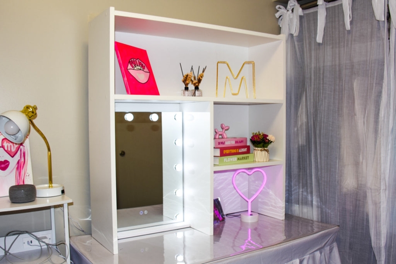 Desk Hutch Organizer, Multi-Tier Shelving, Vertical Dividers, Matte Finish.