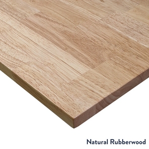 Desk Top Eased Edge Detail Satin Finish Reddish Brown Thick Profile