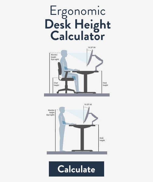 Desk with Adjustable Height and Ergonomic Wood-Toned Top
