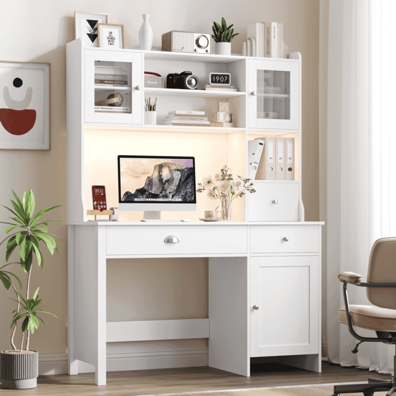 Desks with Hutches in Desks -