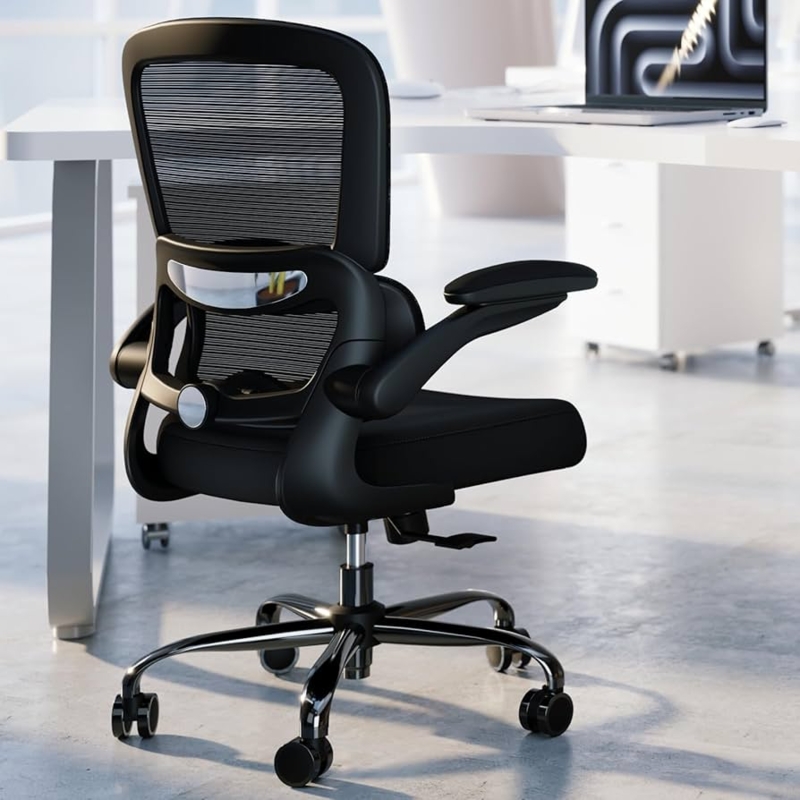 Ergonomic Mesh Office Chair with Headrest and Lumbar Support