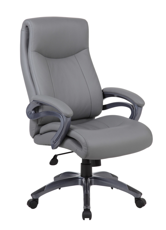 Executive Chair Contemporary Woven Padded Loop Arms High Back
