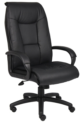 Executive Chair High Back Horizontal Stitching Padded Arms