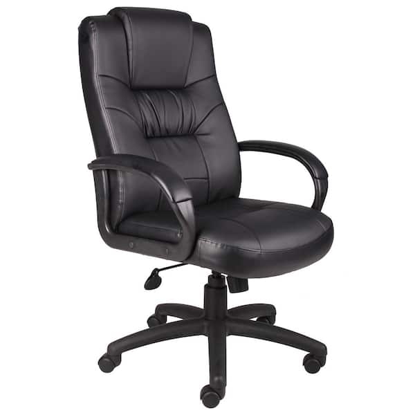 Executive Desk Chair Padded Arms Built-in Lumbar Support