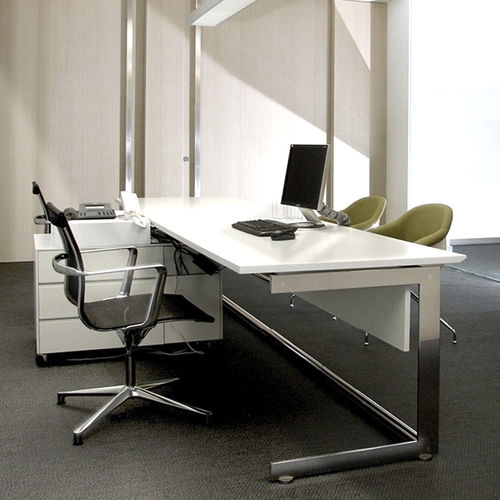Executive desk - KN - JMM - contemporary / wooden / stainless steel