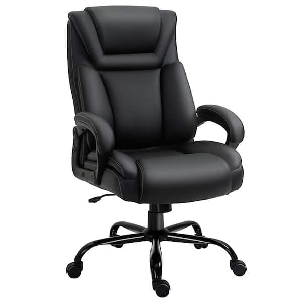 Executive Office Chair Polished Chrome Segmented Padding