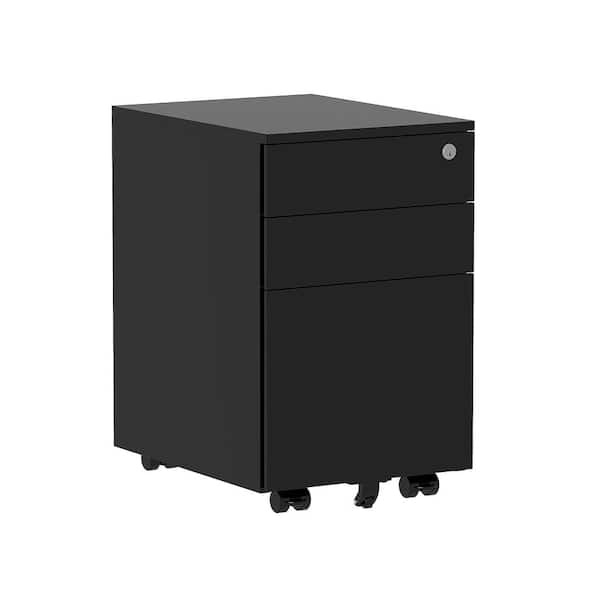 File Cabinet Anti Tip Wheel Industrial Metal Office Storage Unit